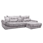 Мягкий угол «Бруно» правый (Светло-серый)