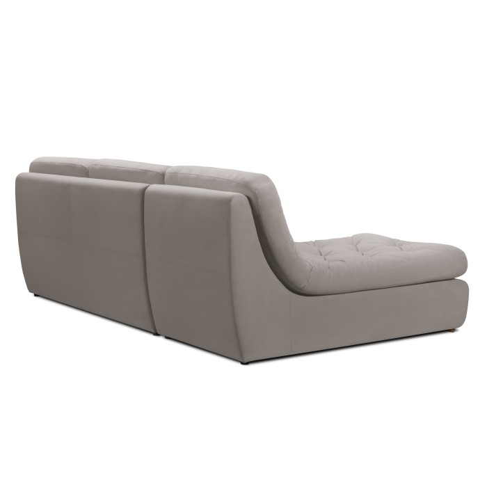 Мягкий угол «Борнео» с оттоманкой (Серый)