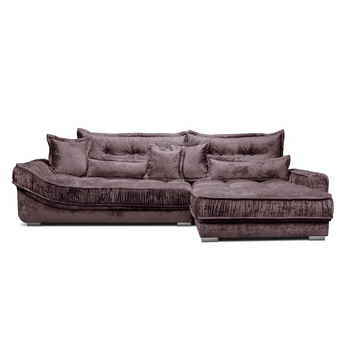 Мягкий угол «Бруно» правый (Какао)