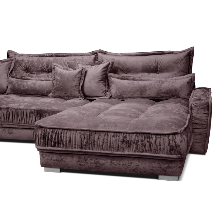 Мягкий угол «Бруно» правый (Какао)