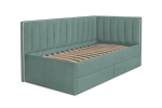 Кровать «Порше» (Аквамариновый)