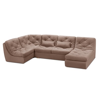 Мягкий угол «Борнео» П-образный (Какао)