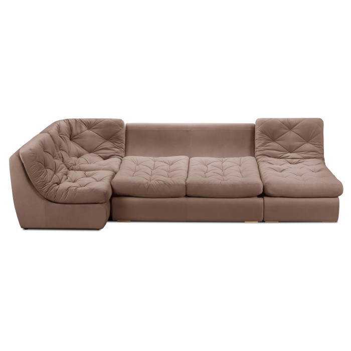 Мягкий угол «Борнео» П-образный (Какао)