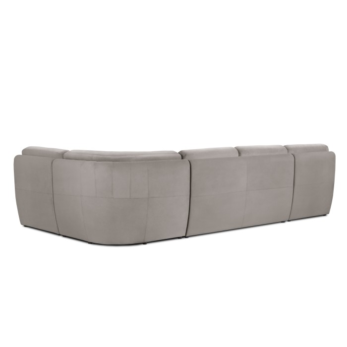 Мягкий угол «Борнео» П-образный (Серый)