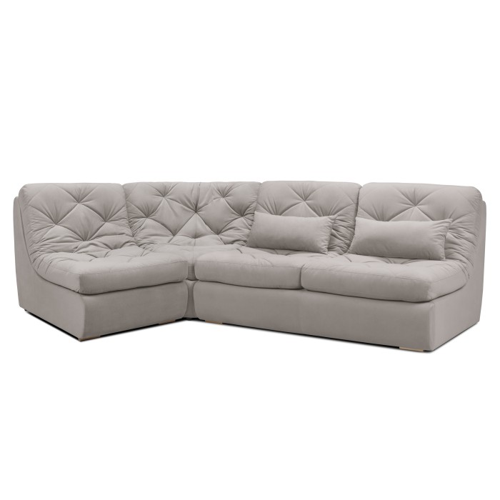 Мягкий угол «Борнео» (Серый)