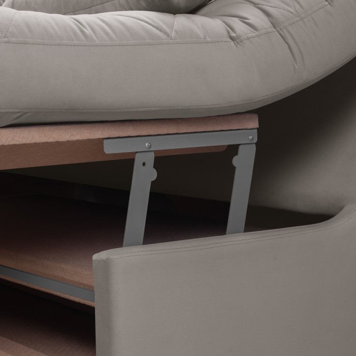 Мягкий угол «Борнео» (Серый)