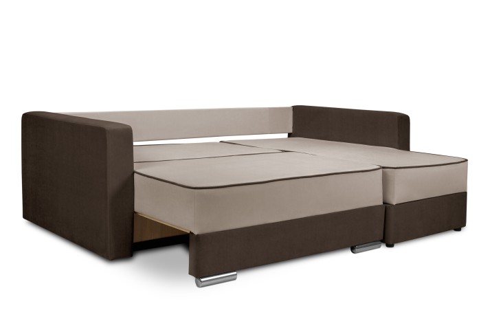 Мягкий угол «Перс» (Бежевый/Мокко)