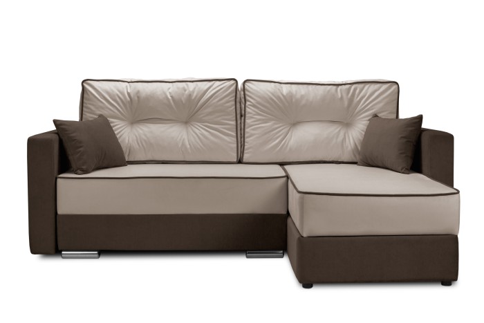 Мягкий угол «Перс» (Бежевый/Мокко)