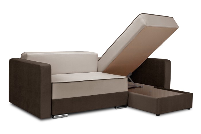 Мягкий угол «Перс» (Бежевый/Мокко)