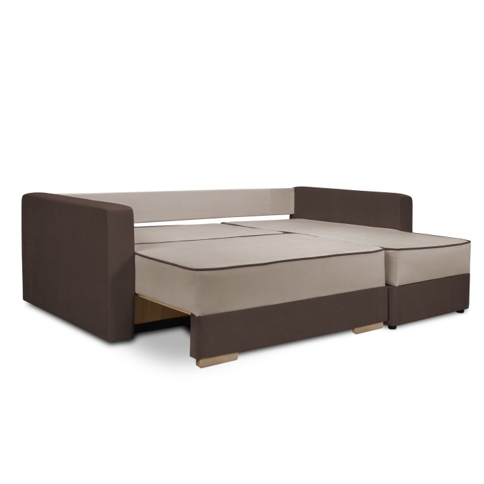 Мягкий угол «Перс» (Бежевый/Мокко)