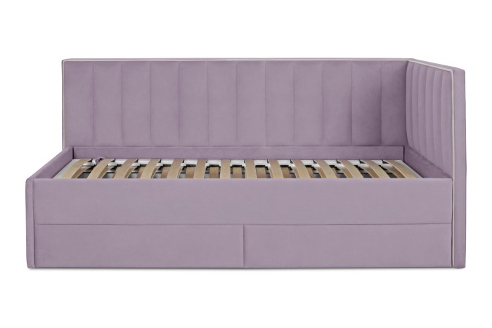 Кровать «Порше» 900×2000 (угол 7) (Лавандовый)