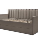 Кровать «Порше» 900×2000 с двумя боковинами (Бежевый)