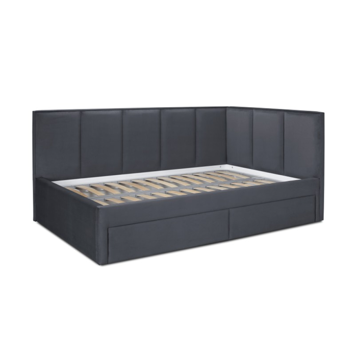 Кровать «Лайф» с ящиками (Серый)