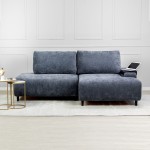 Мягкий угол «Монреаль» (Серо-голубой)