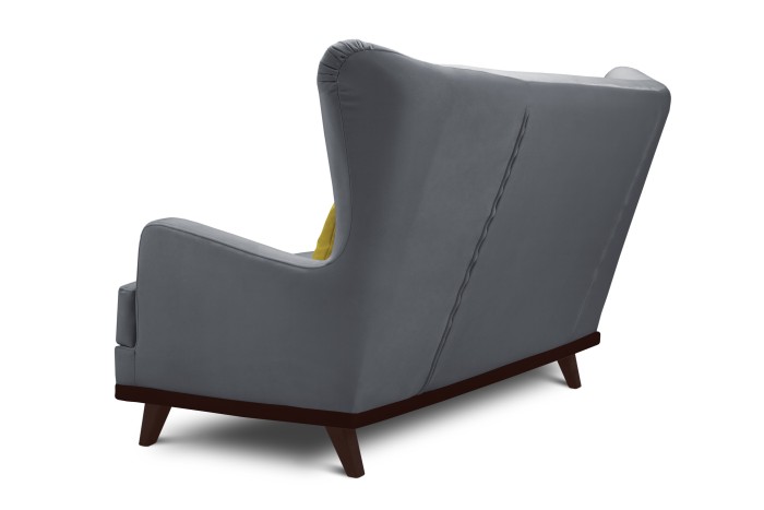 Диван отдыха «Ритм» (Серый/Горчичный)