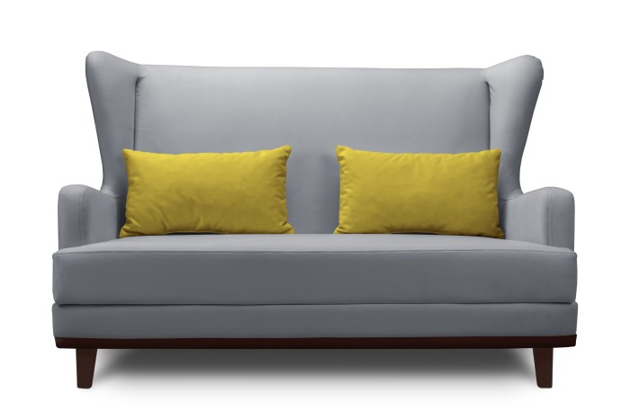 Диван отдыха «Ритм» (Серый/Горчичный)