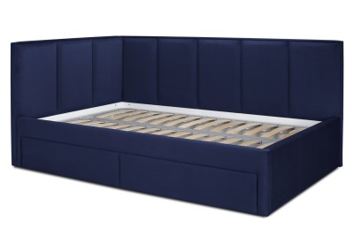 Кровать «Лайф» с ящиками (Синий)