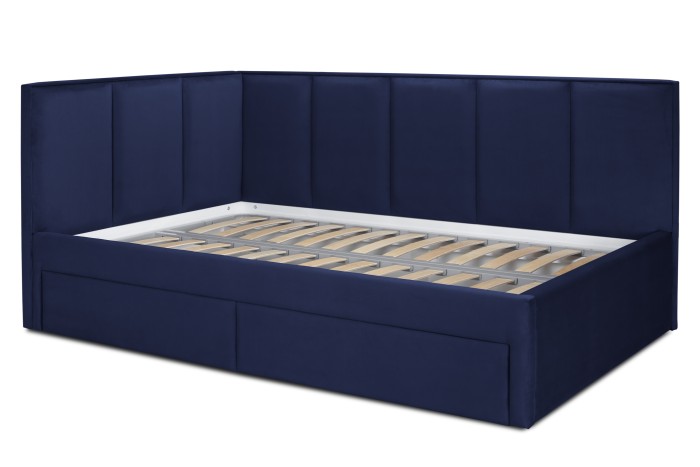 Кровать «Лайф» с ящиками (Синий)