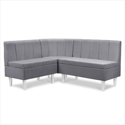 Кухонный уголок «Лео» 1480×1700 (880×580×1100) (Серый)