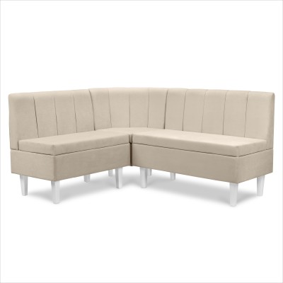 Кухонный уголок «Лео» 1480×1700 (880×580×1100) (Кремовый)