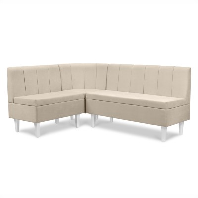 Кухонный уголок «Лео» 1480×1900 (880×580×1320) (Кремовый)