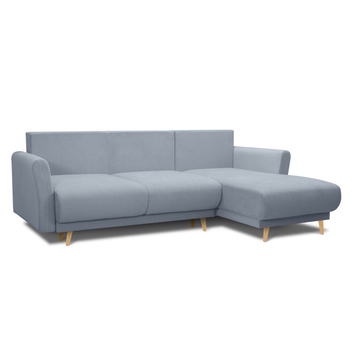 Мягкий угол «Мия» (Светло-серый)