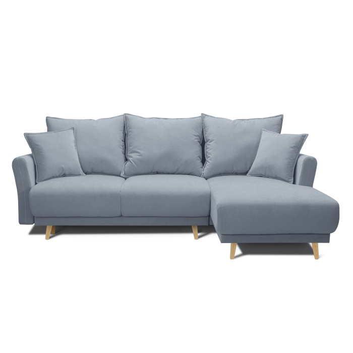 Мягкий угол «Мия» (Светло-серый)