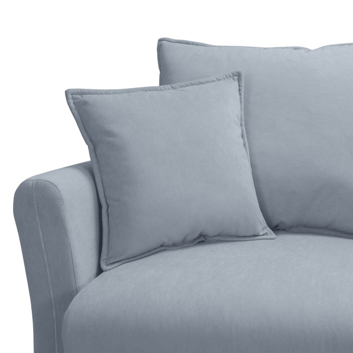 Мягкий угол «Мия» (Светло-серый)