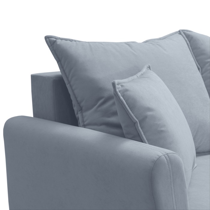 Мягкий угол «Мия» (Светло-серый)