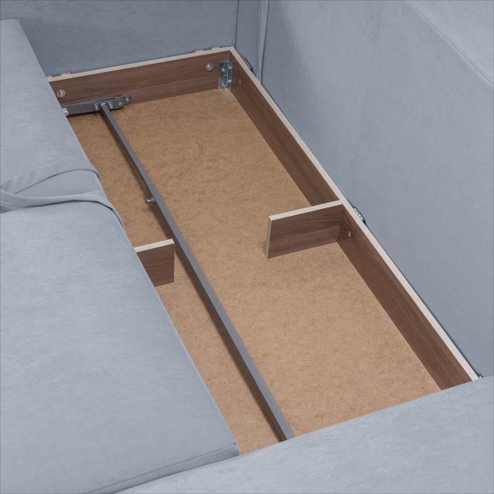 Мягкий угол «Мия» (Светло-серый)