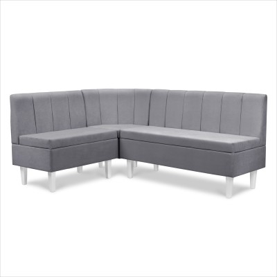 Кухонный уголок «Лео» 1480×1900 (880×580×1320) (Серый)