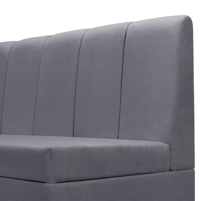 Кухонный уголок «Лео» 1480×1900 (880×580×1320) (Серый)