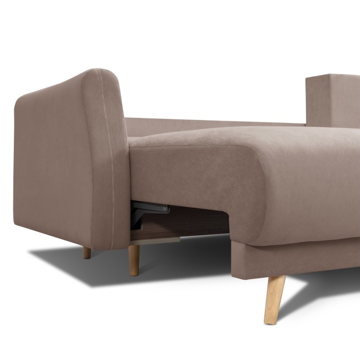 Мягкий угол «Мия» (Какао)