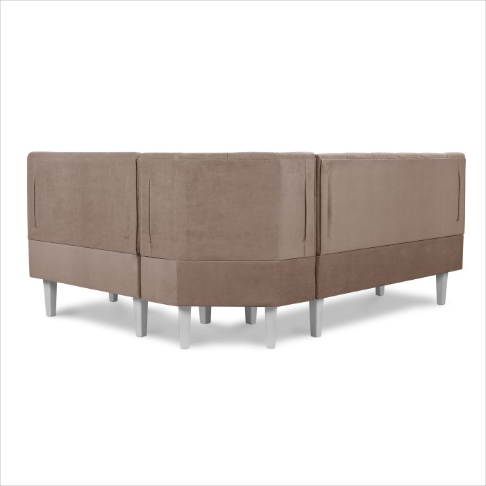 Кухонный уголок «Лео» 1480×1900 (880×580×1320) (Какао)