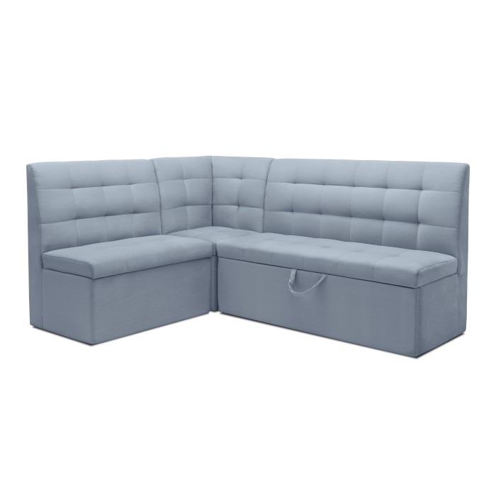 Кухонный уголок «Омега» (спальное место) (Светло-серый)