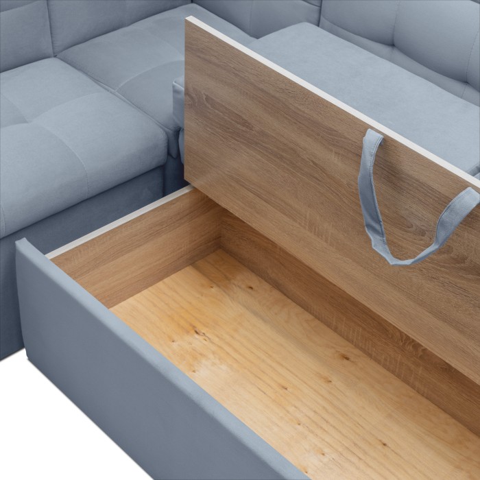 Кухонный уголок «Омега» (спальное место) (Светло-серый)