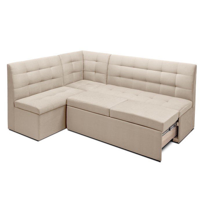 Кухонный уголок «Омега» (спальное место) (Кремовый)