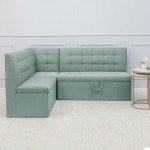 Кухонный уголок «Омега» (спальное место) (Мятный)