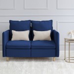 Диван-кровать «Оливер» (новые параметры) (Синий)