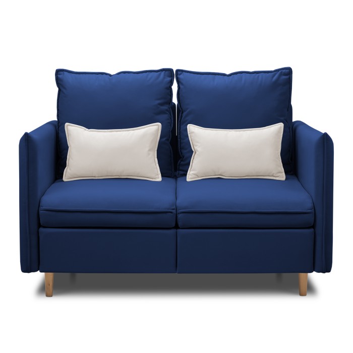 Диван-кровать «Оливер» (новые параметры) (Синий)