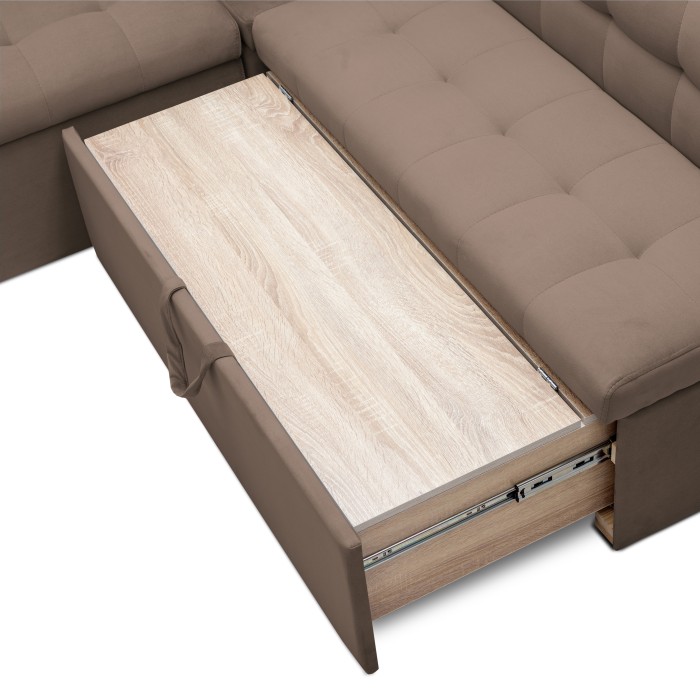 Кухонный уголок «Омега» (спальное место) (Мокко)