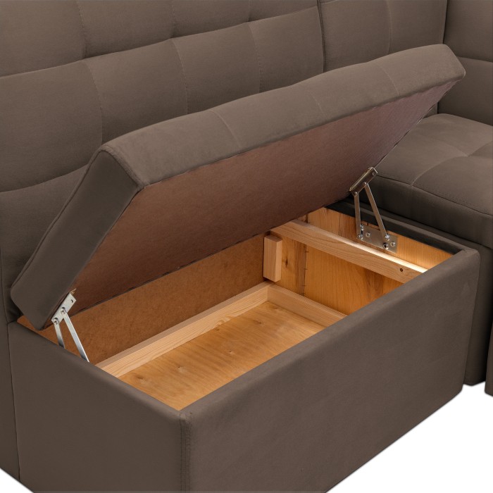 Кухонный уголок «Омега» (спальное место) (Мокко)