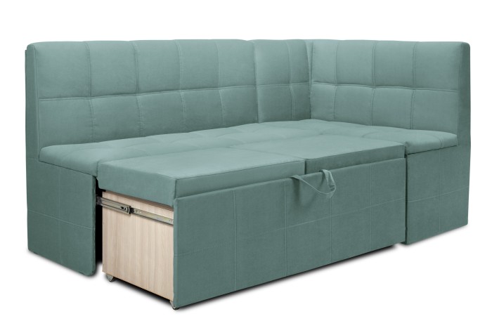 Кухонный уголок «Домино» (угол 7) (Аквамариновый)