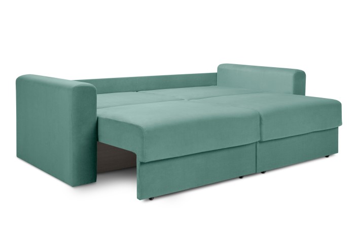 Диван-кровать «Мэдисон» 2-х секц ПБ (Аквамариновый)