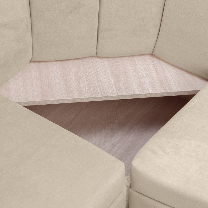 Кухонный уголок «Лео» (Кремовый)