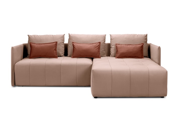 Мягкий угол «Чилетти» (Пудровый)