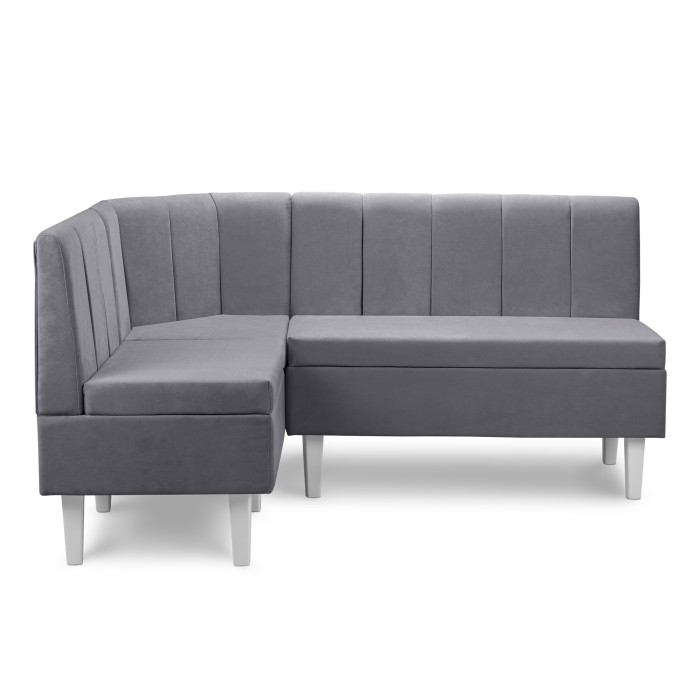 Кухонный уголок «Лео» (Серый)