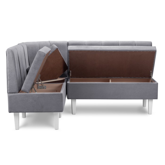 Кухонный уголок «Лео» (Серый)