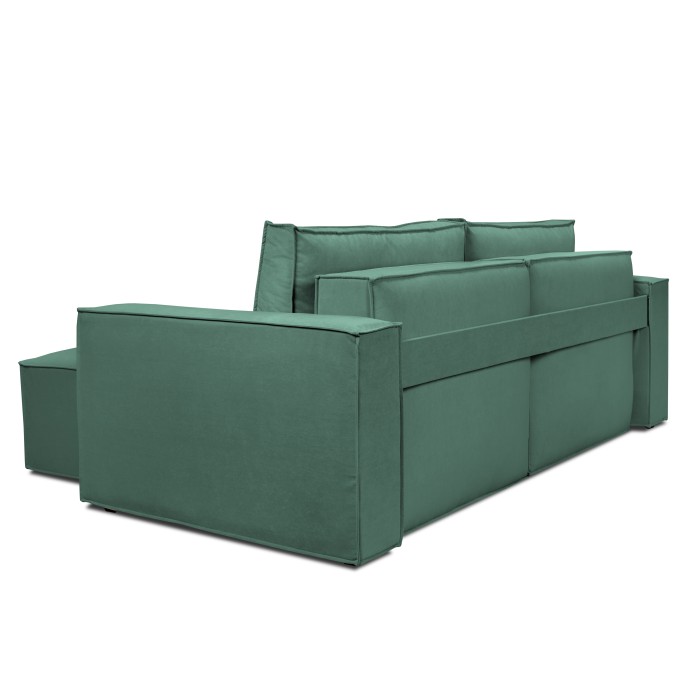 Мягкий угол «Чикаго» (Аквамариновый)