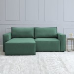 Мягкий угол «Чикаго» (Аквамариновый)